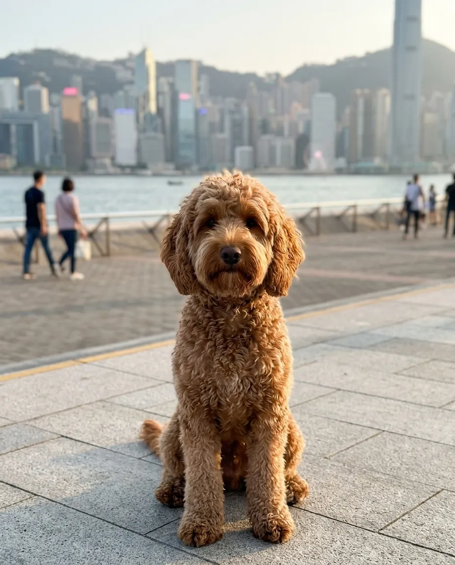 Moose on a Hong Kong street